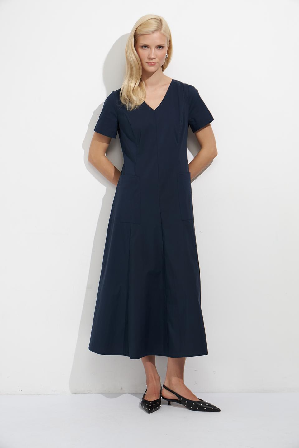 Платье Ten ways to be тёмно-синее