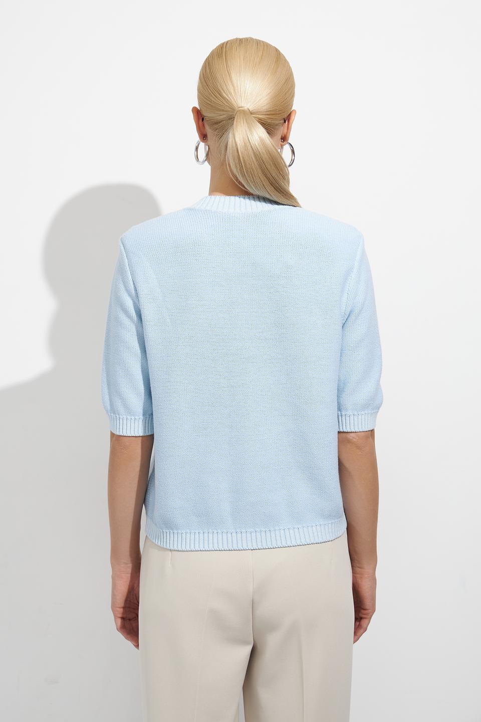 Жакет Oui голубой с карманами