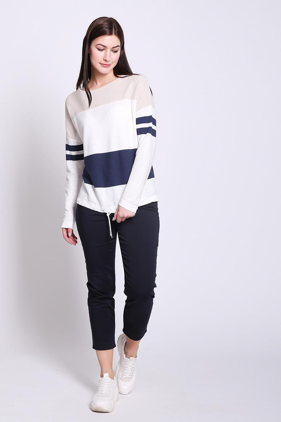 Пуловер Gerry Weber полоска бежевый