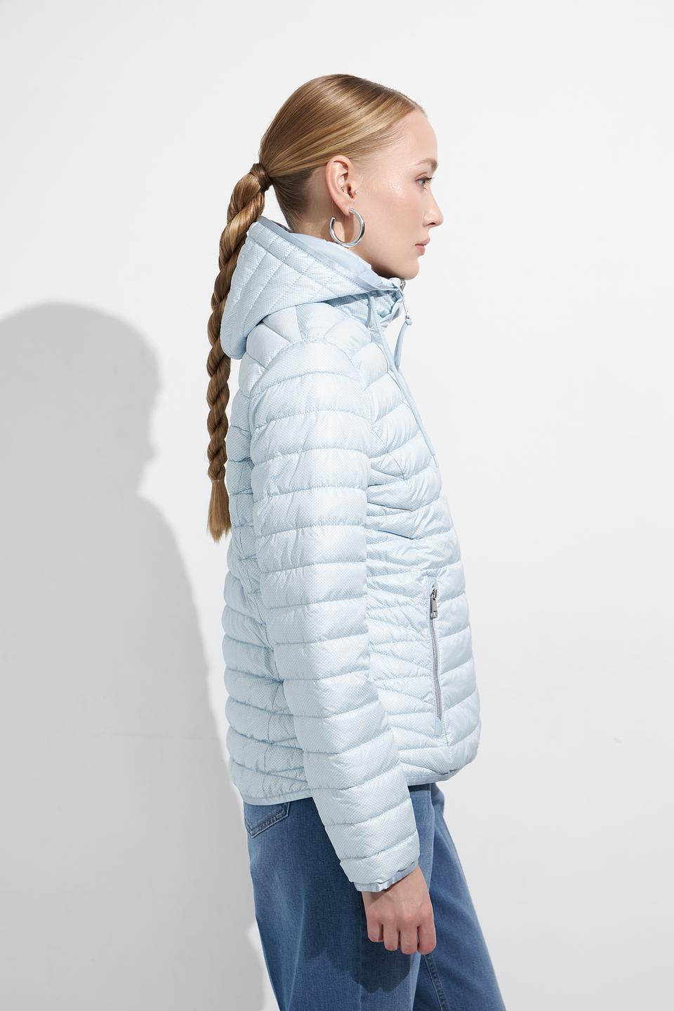 Куртка Lebek стеганая голубая