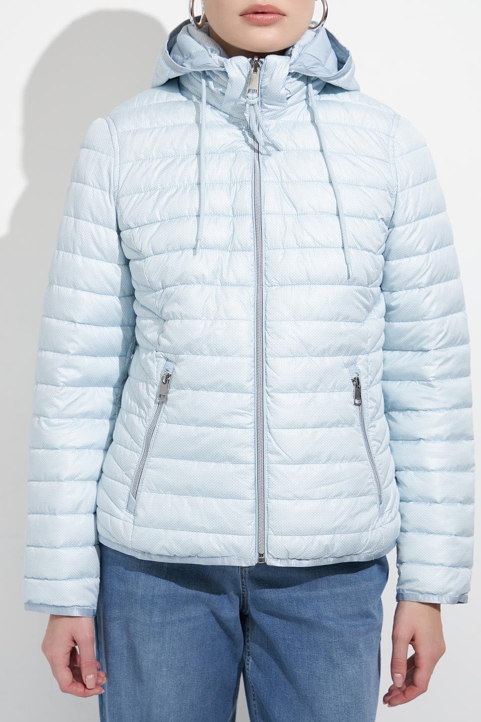 Куртка Lebek стеганая голубая
