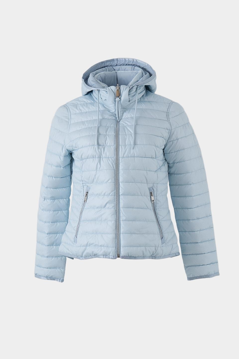 Куртка Lebek стеганая голубая