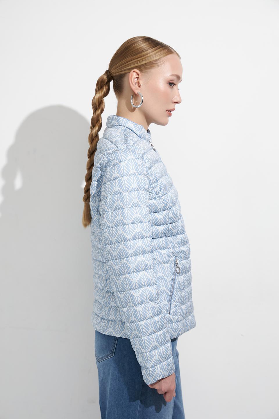 Куртка Lebek стеганая голубая