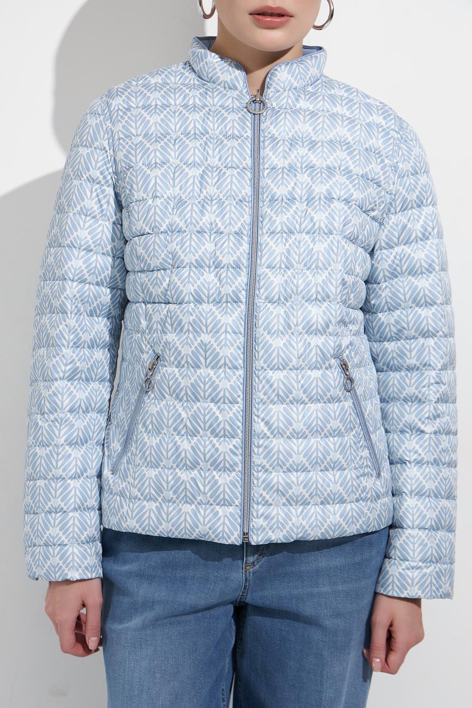 Куртка Lebek стеганая голубая