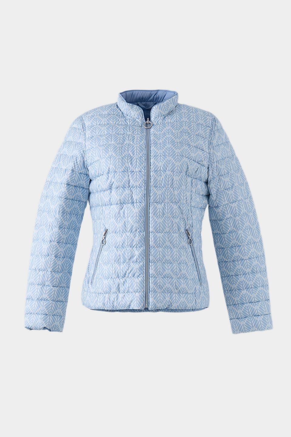 Куртка Lebek стеганая голубая