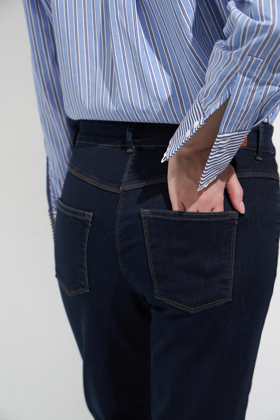 Джинсы Bianca с декоративной отделкой