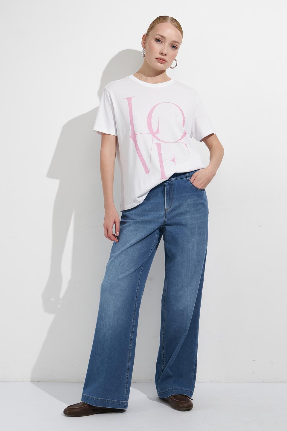 Футболка Catnoir с принтом LOVE