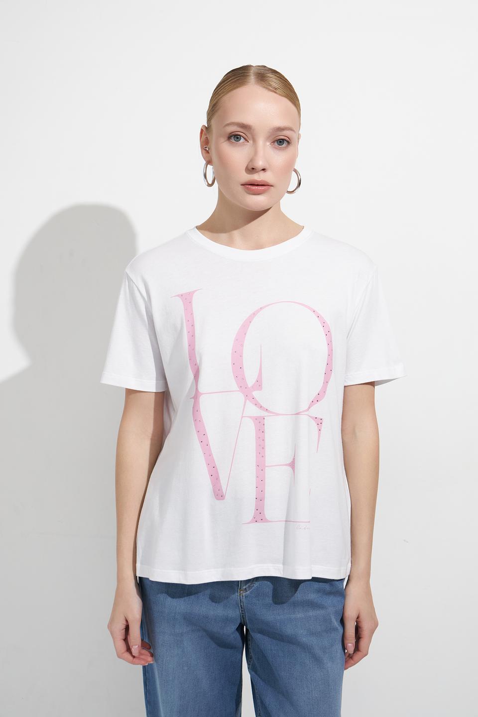 Футболка Catnoir с принтом LOVE