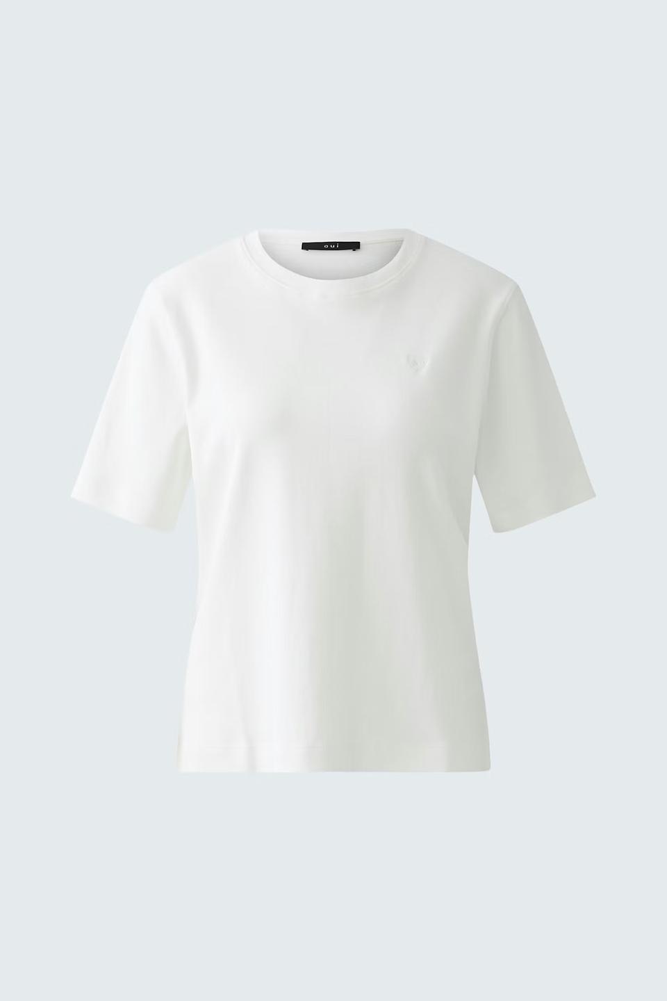 Футболка Oui женская белая