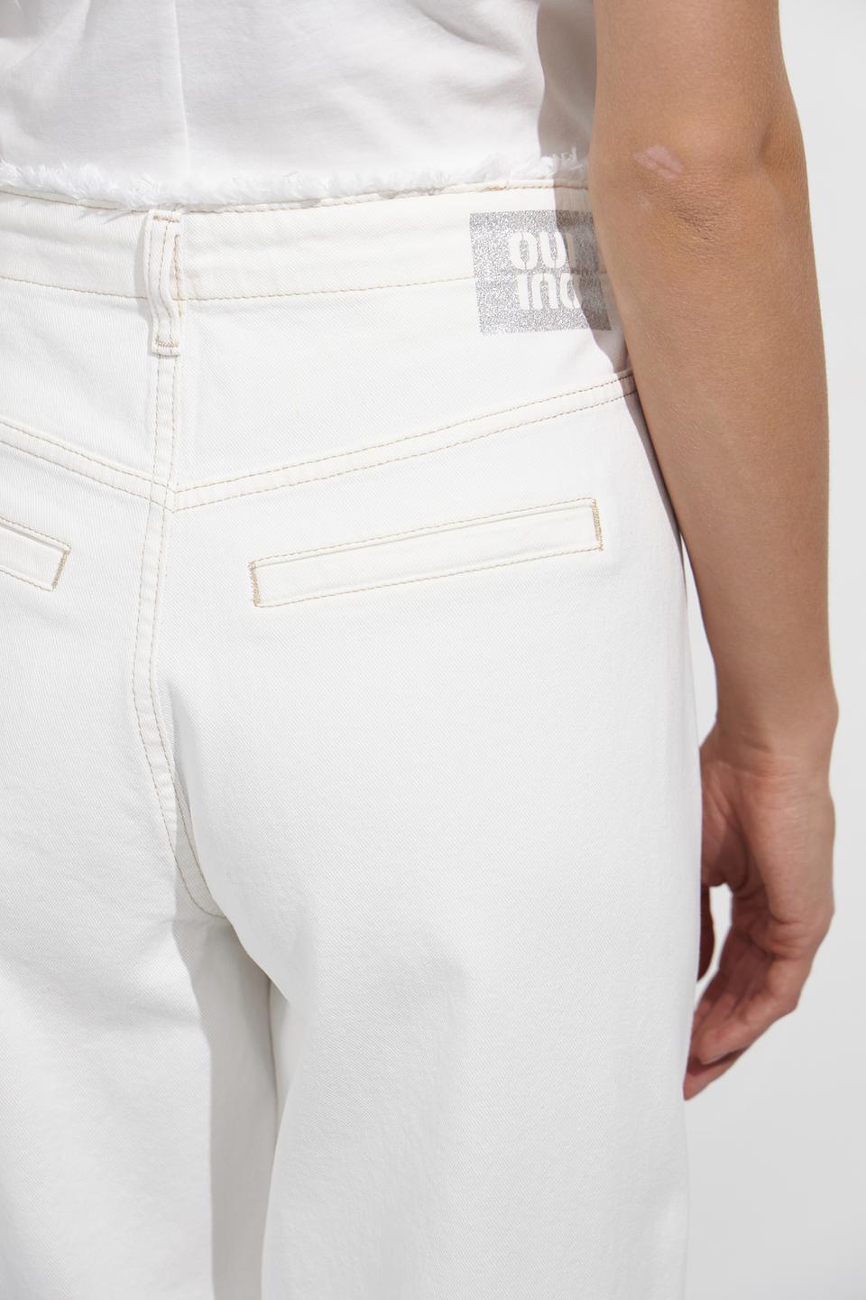 Джинсы Oui прямые белые