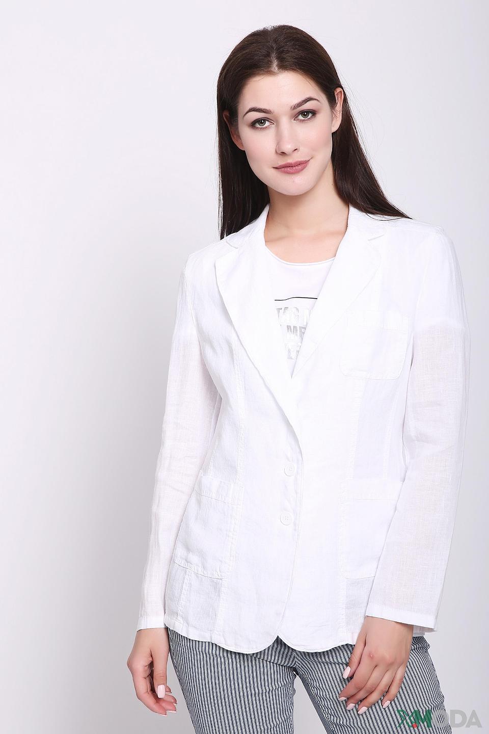 Жакет Gerry Weber белый льняной