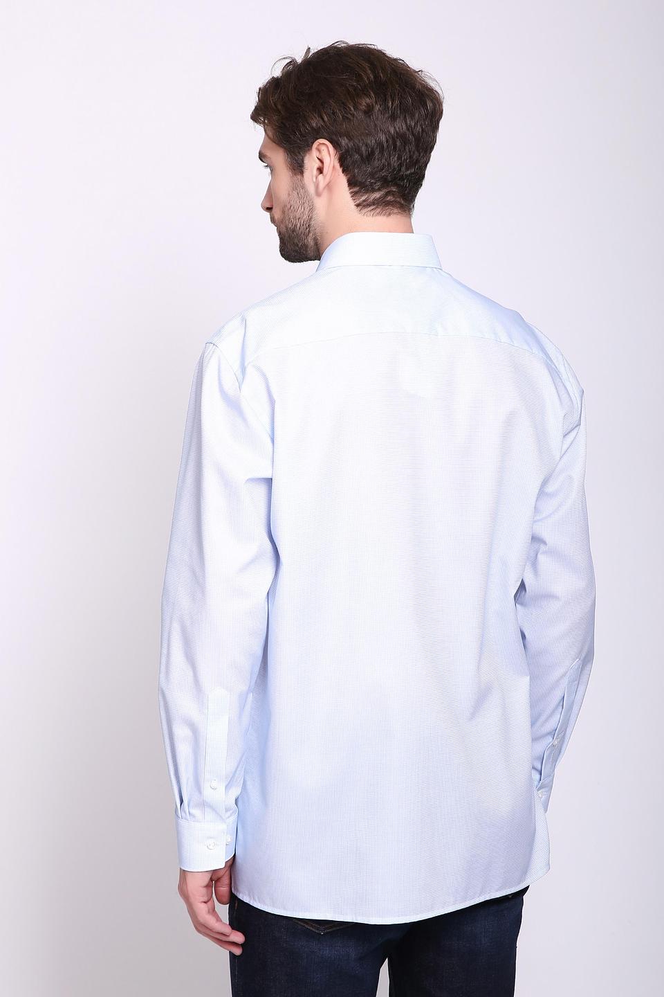 Рубашка Olymp голубая приталенная