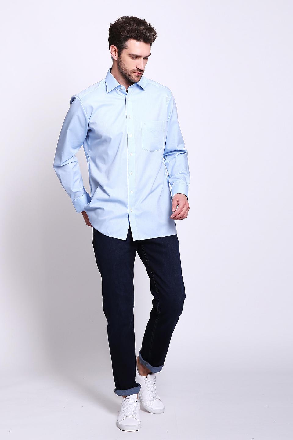 Рубашка Olymp men голубая