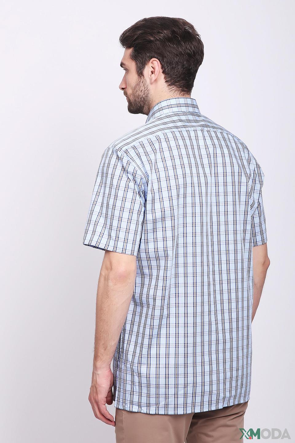 Рубашка кр-рукав Olymp в клетку