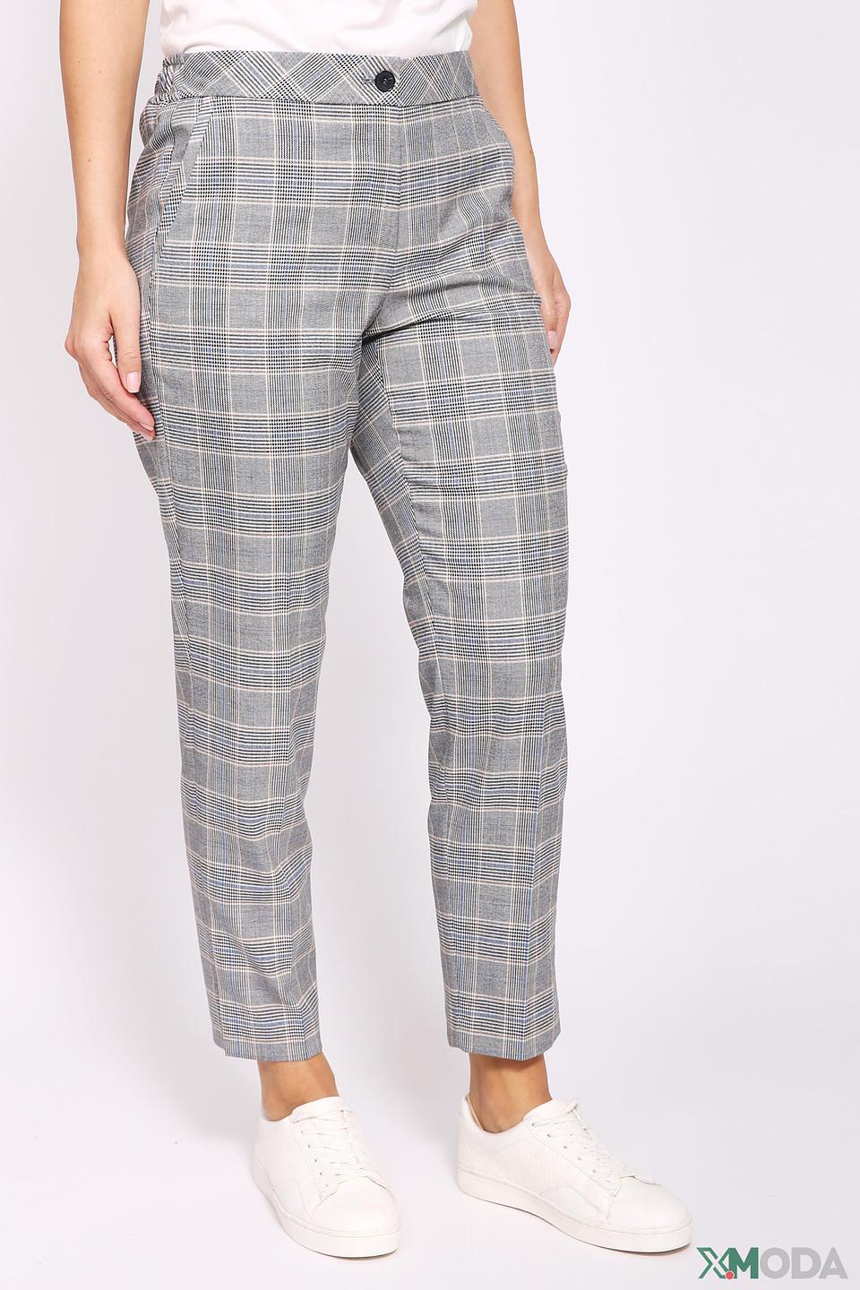 Брюки Gerry Weber в клетку серые