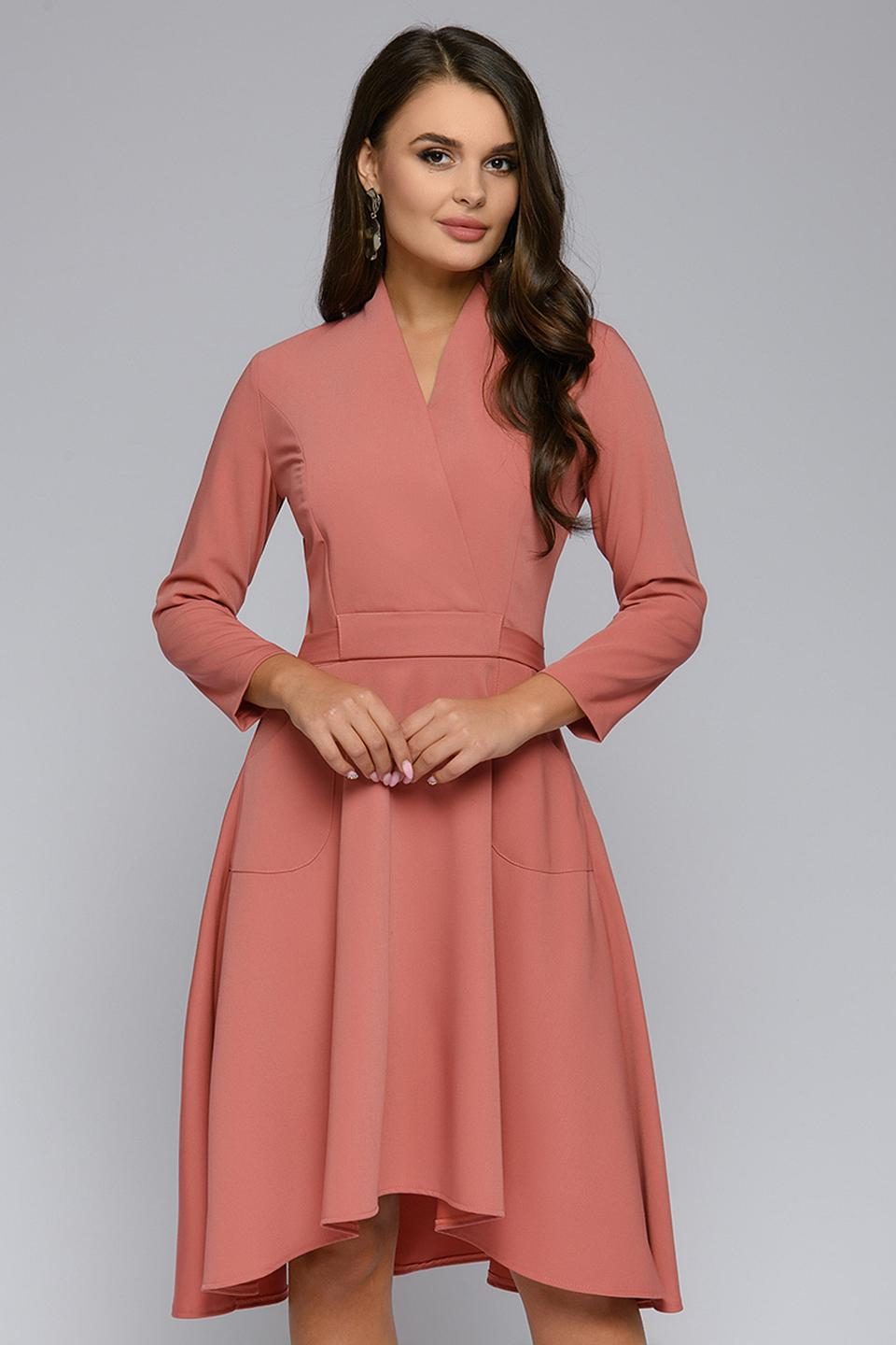 Платье 1001 DRESS терракотовое