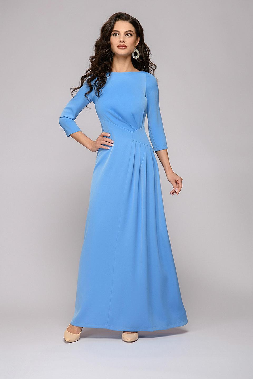 Платье 1001 DRESS голубое
