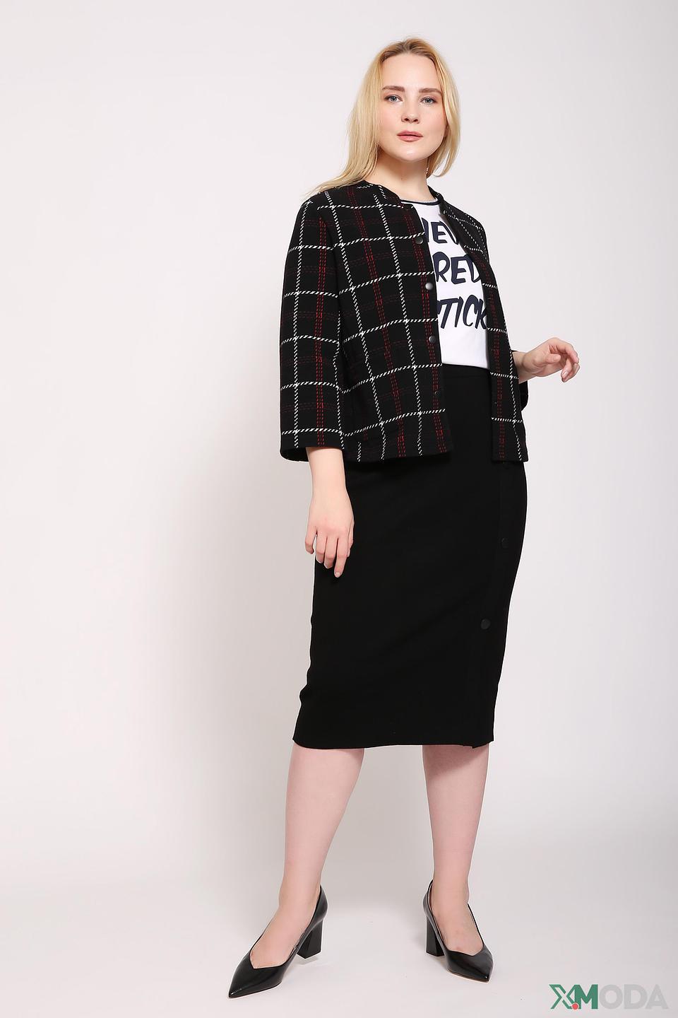 Юбка Gerry Weber чёрная с пуговицами