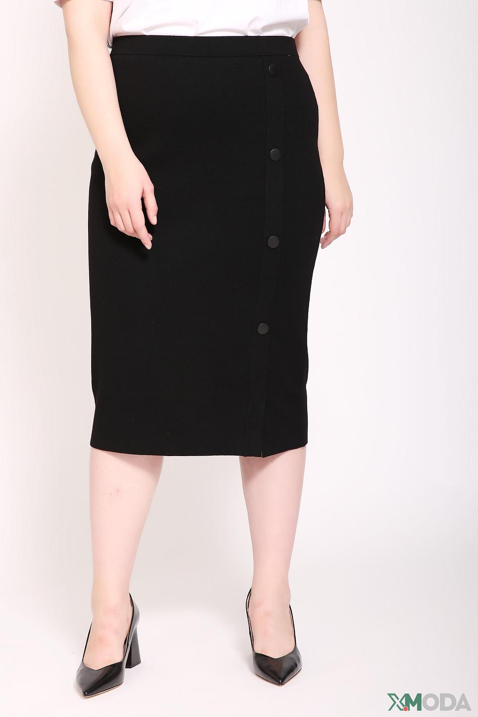 Юбка Gerry Weber чёрная с пуговицами