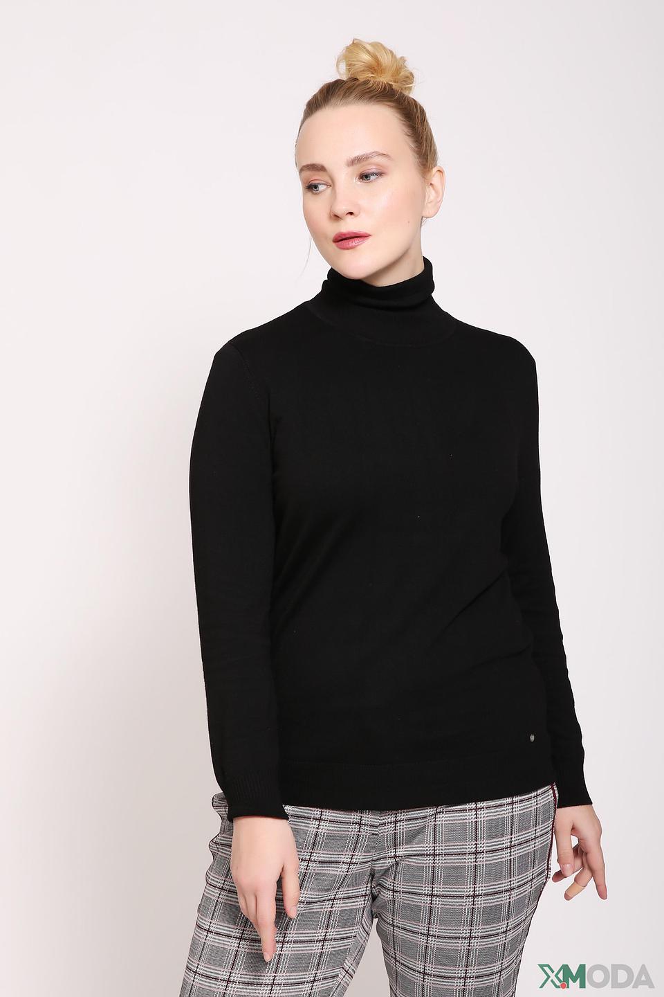 Пуловер Gerry Weber чёрный с высоким воротом