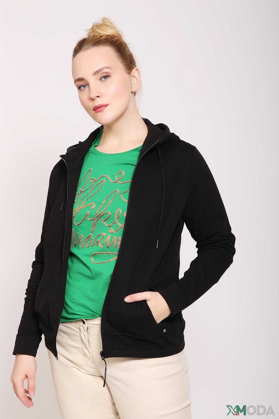 Жакет Gerry Weber чёрный с капюшоном