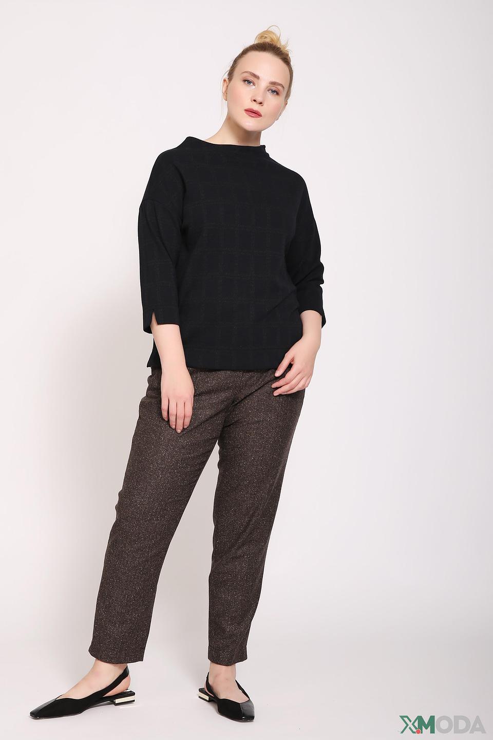 Пуловер Gerry Weber чёрный в клетку