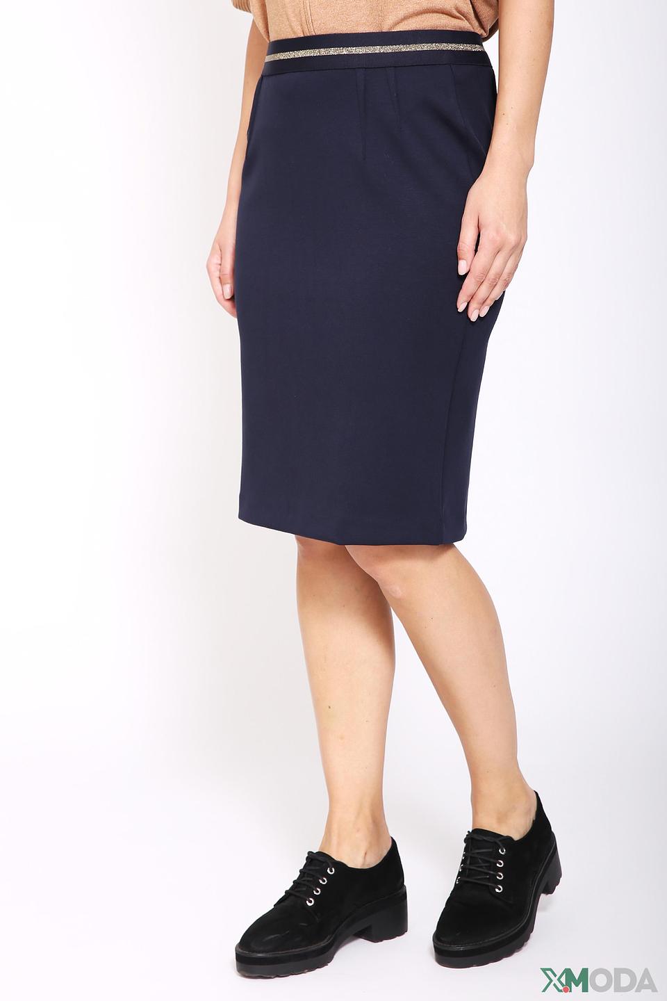 Юбка Gerry Weber классического кроя темно-синяя