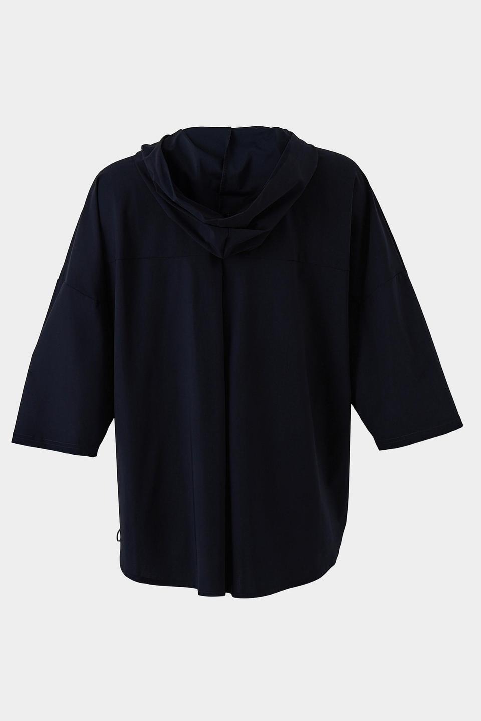 Блуза с капюшоном Doris Streich чёрная