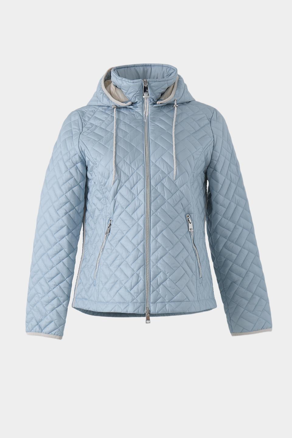 Куртка Lebek стеганая голубая