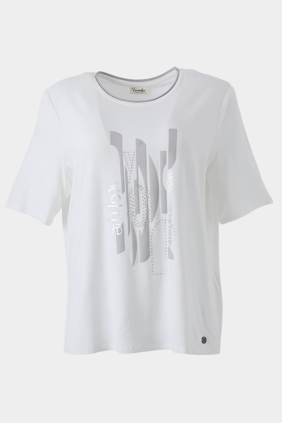 Футболка Lebek с принтом