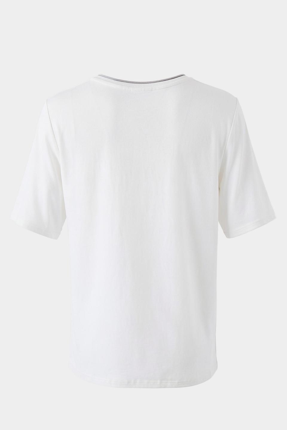 Футболка Lebek с принтом