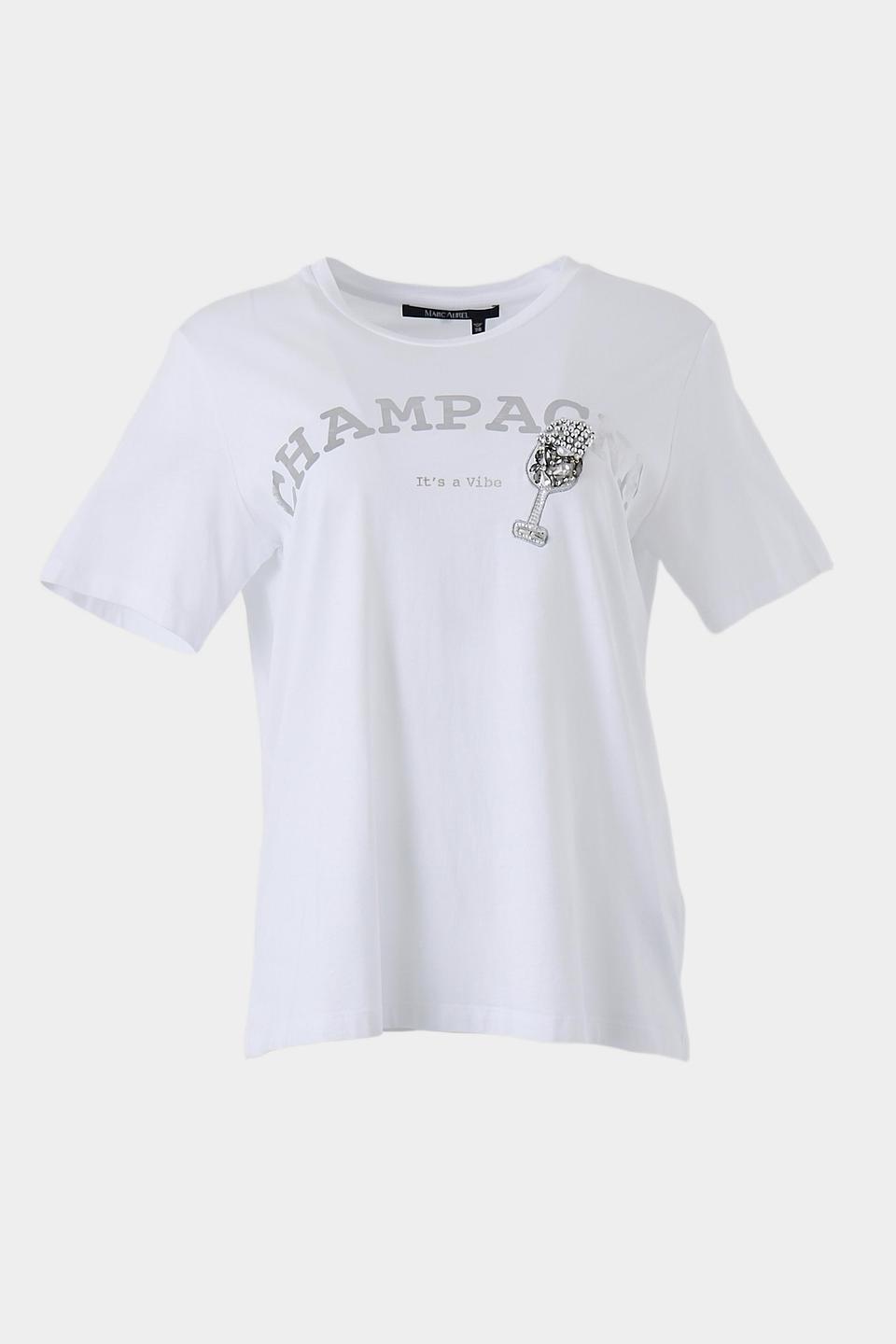 Футболка Marc Aurel с принтом шампанское