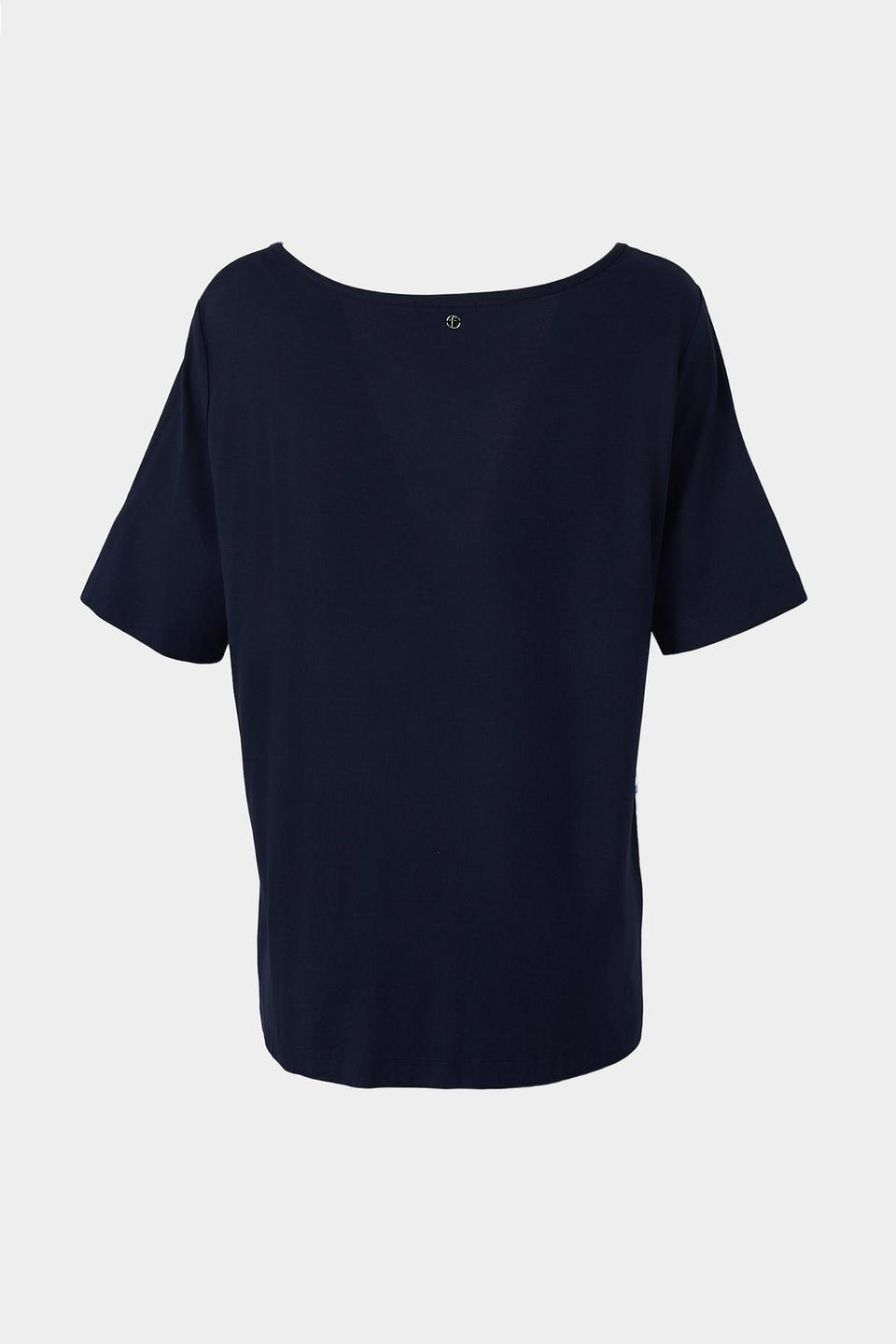 Футболка Frapp с завязкой синяя