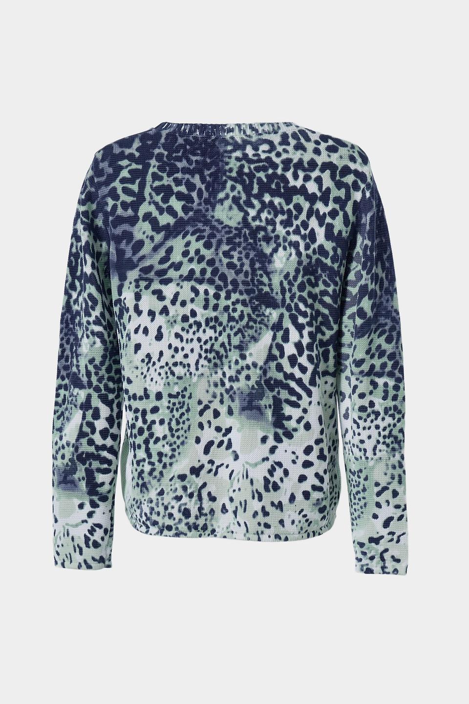 Пуловер Olsen с леопардовым принтом