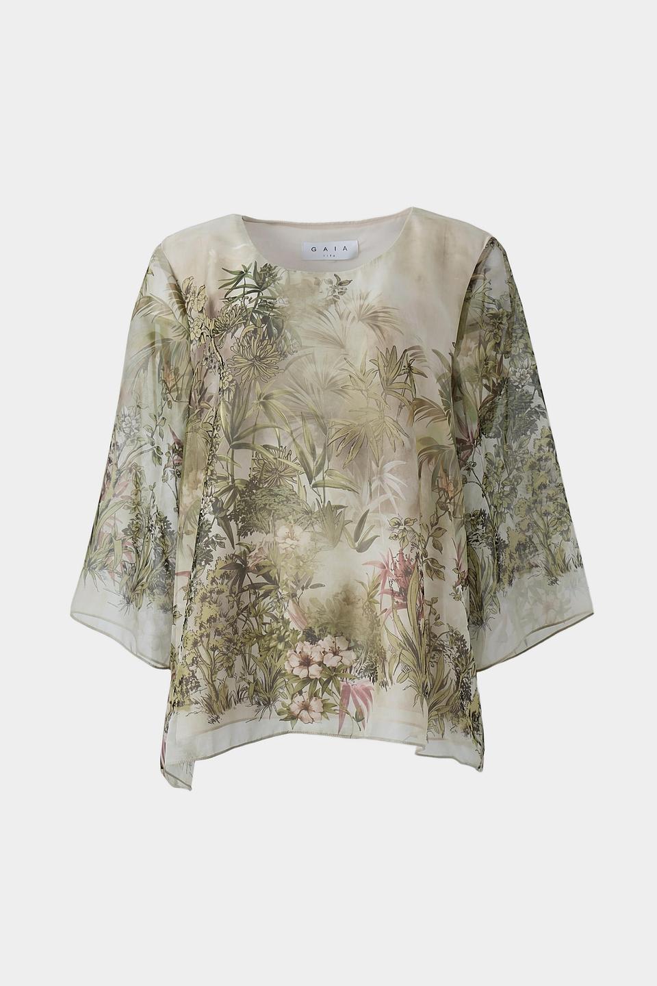 Блуза Gaia с тропическим принтом