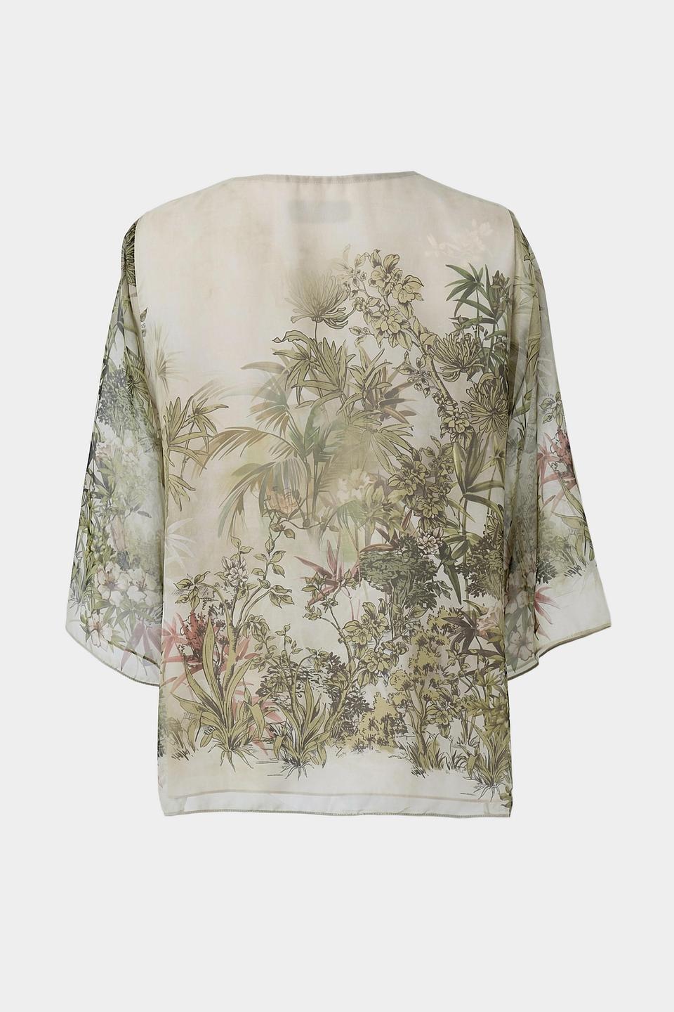 Блуза Gaia с тропическим принтом