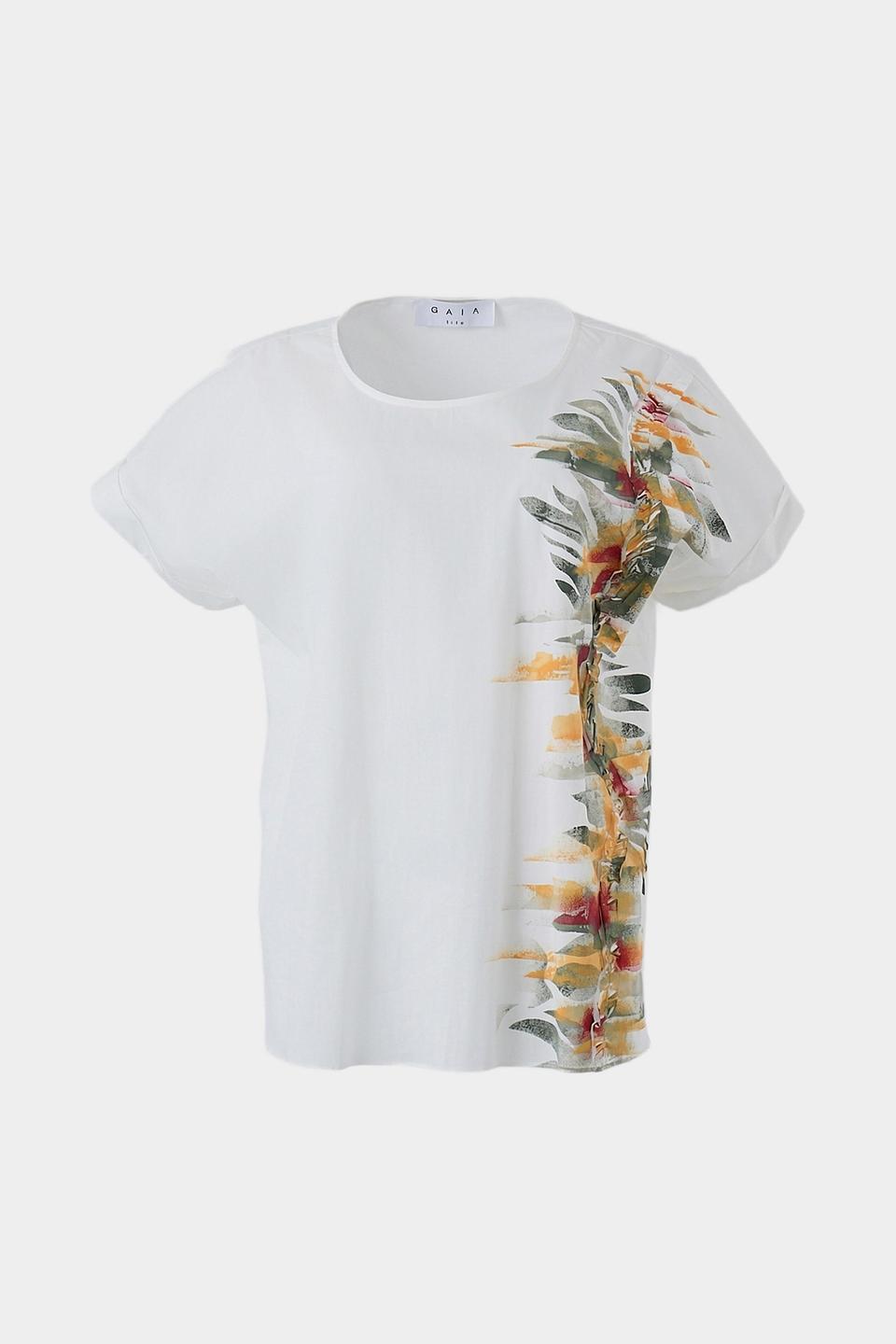 Блуза Gaia с тропическим принтом