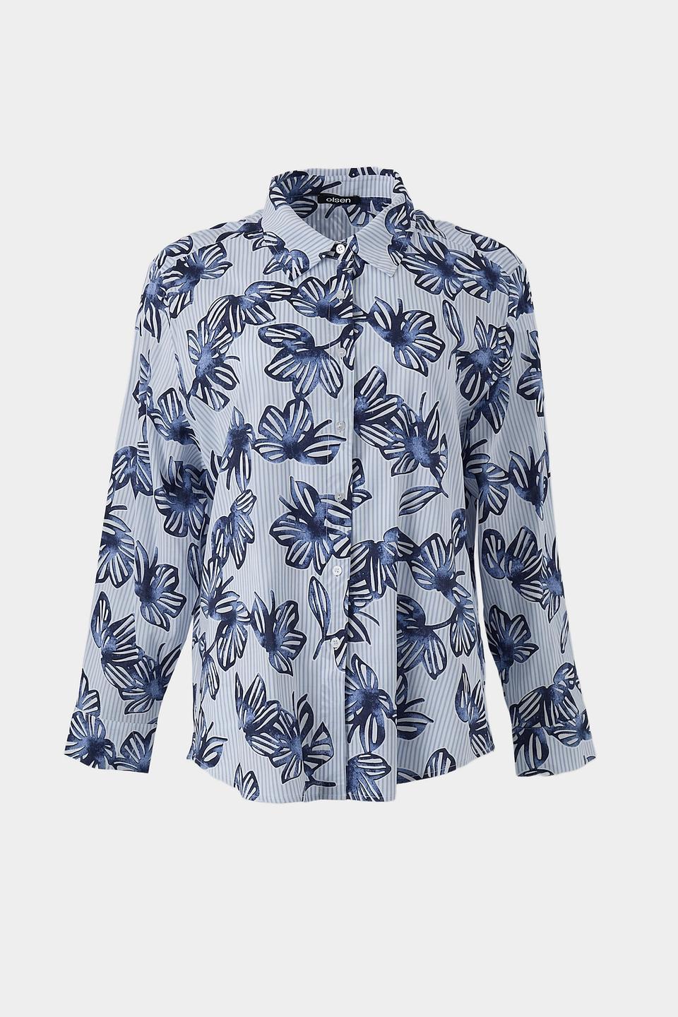 Блуза Olsen с цветочным принтом