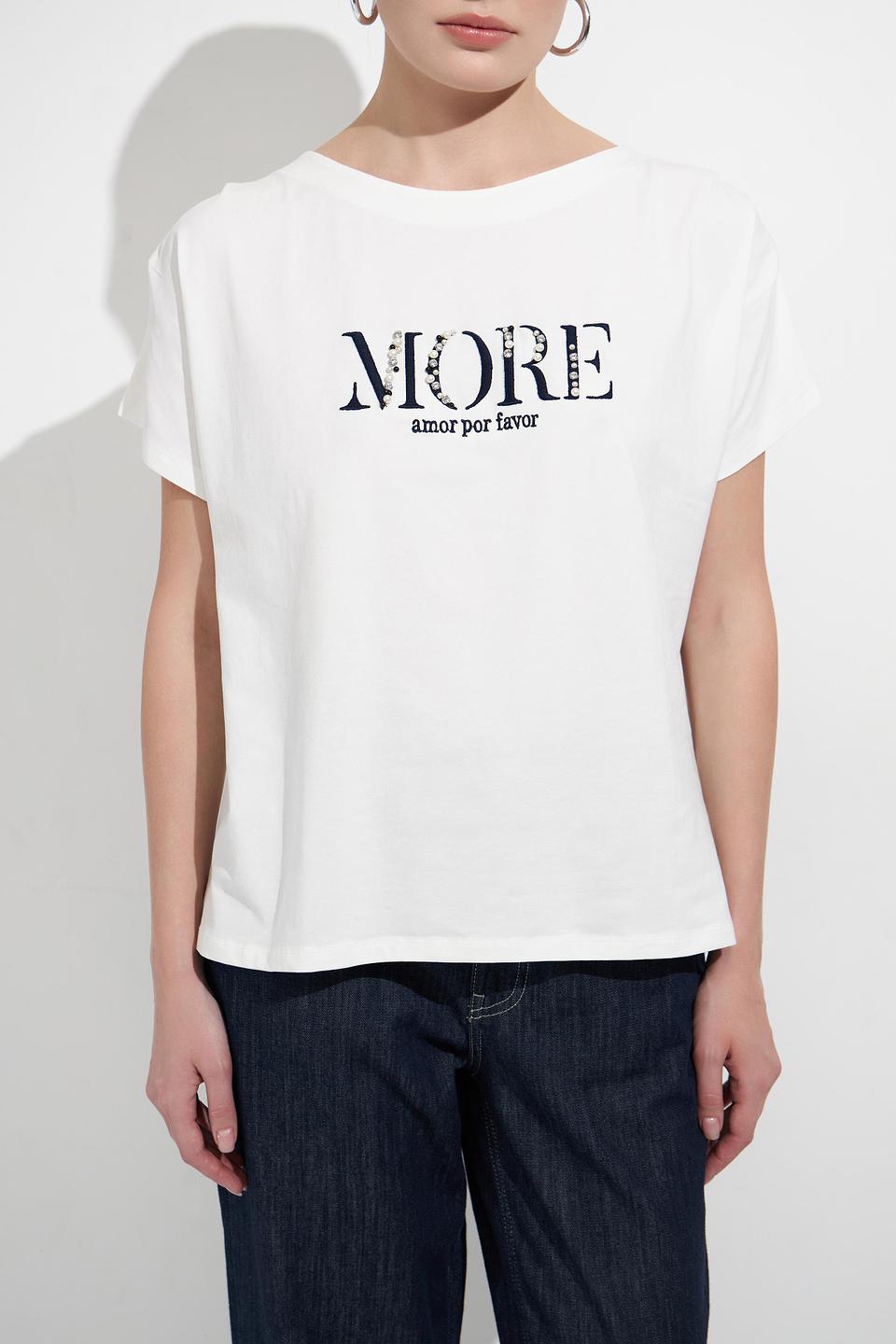 Футболка MORE and MORE с логотипом