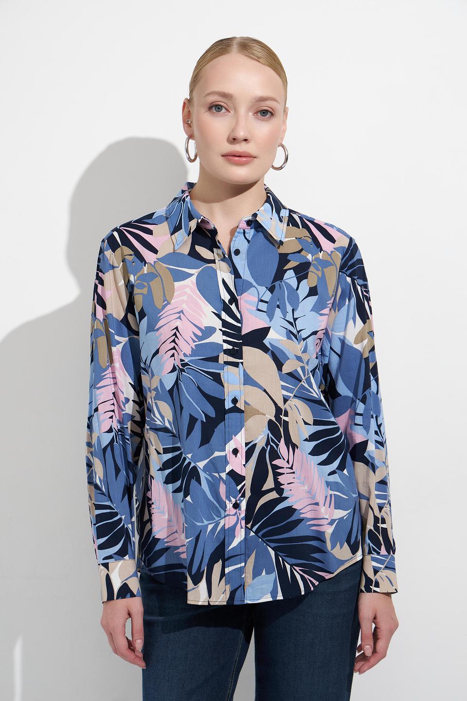 Блуза Olsen с тропическим принтом