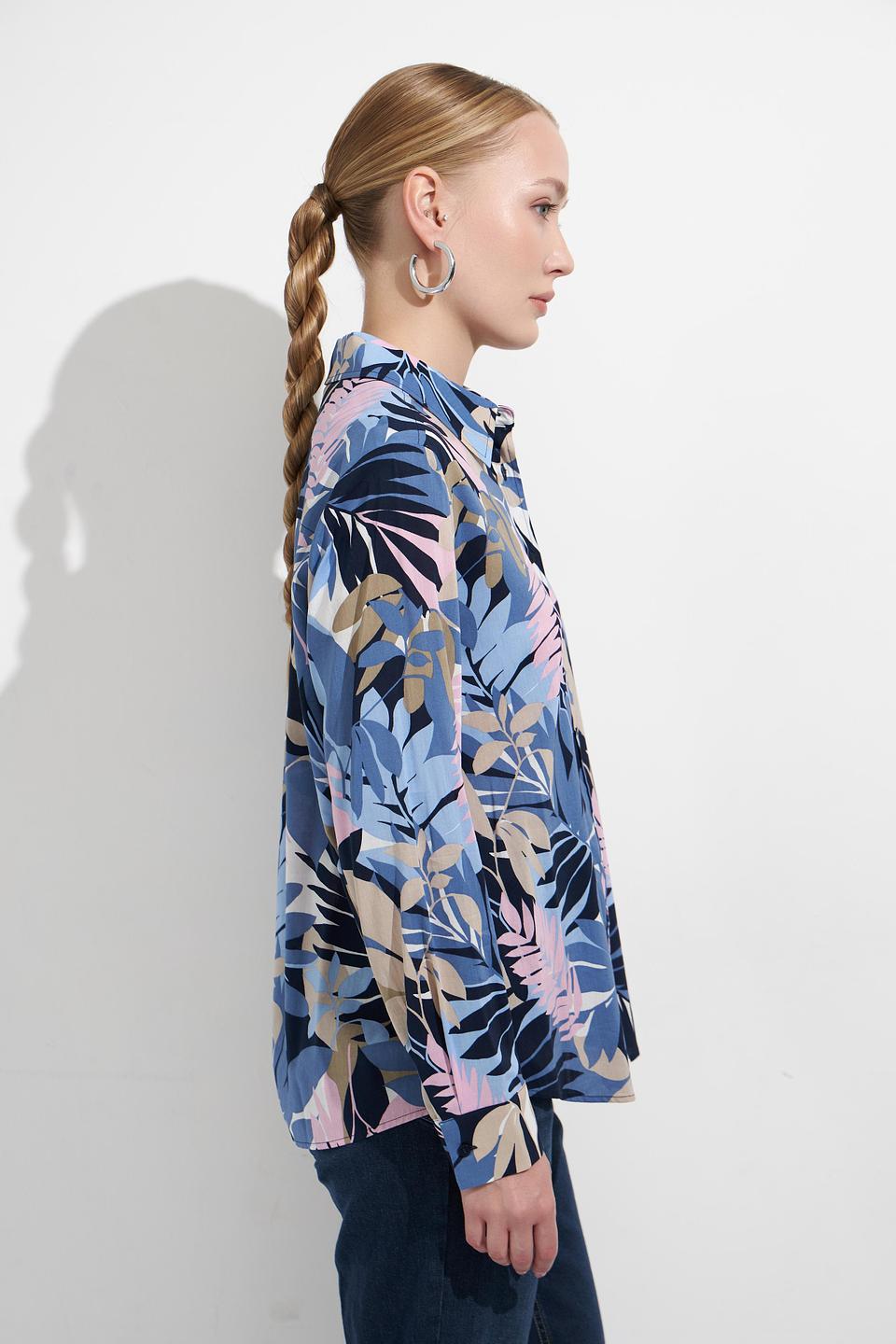 Блуза Olsen с тропическим принтом