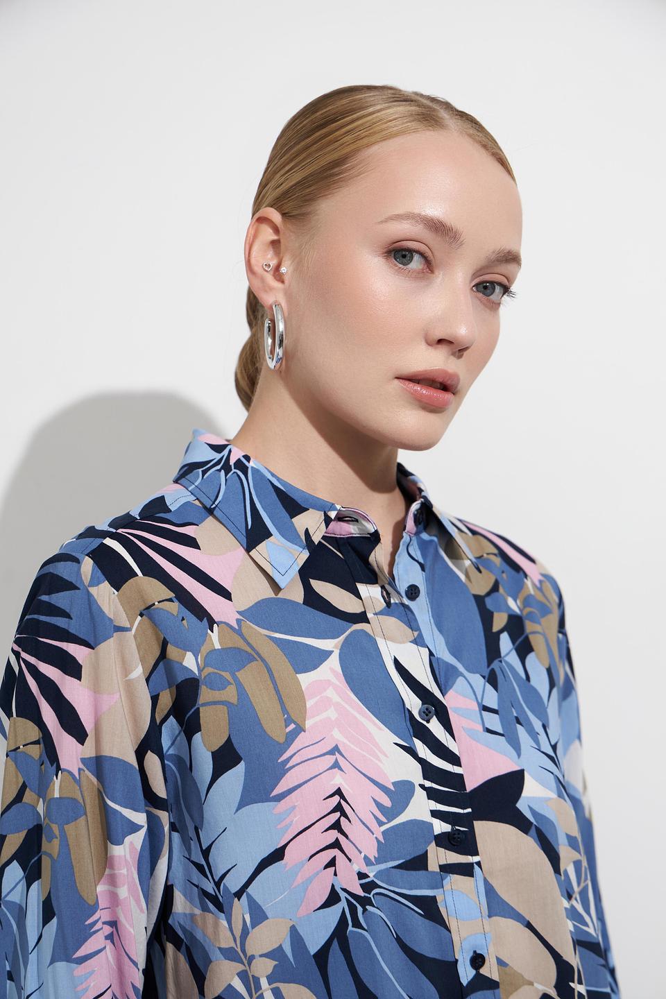 Блуза Olsen с тропическим принтом