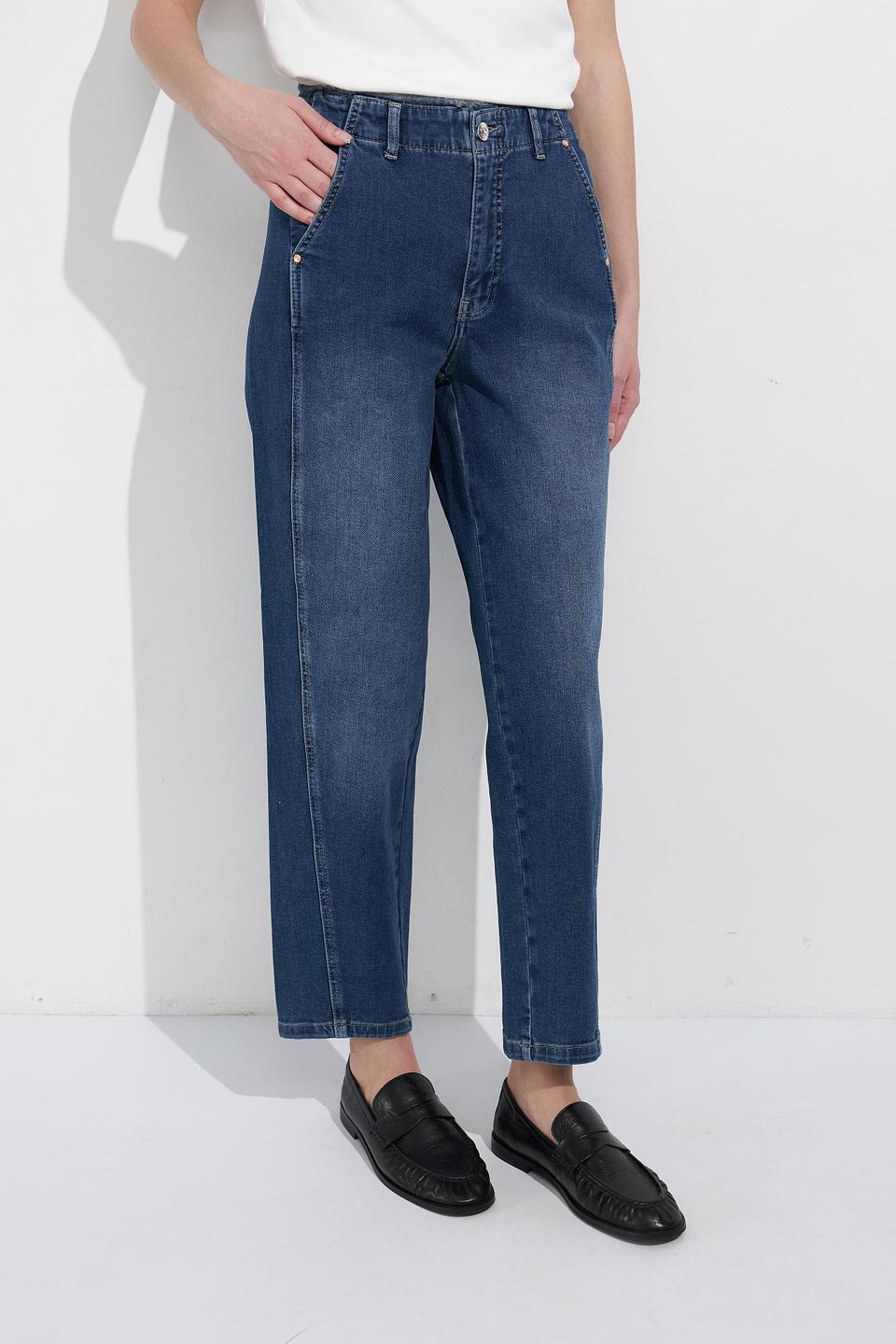 Джинсы Oui с декоративной строчкой