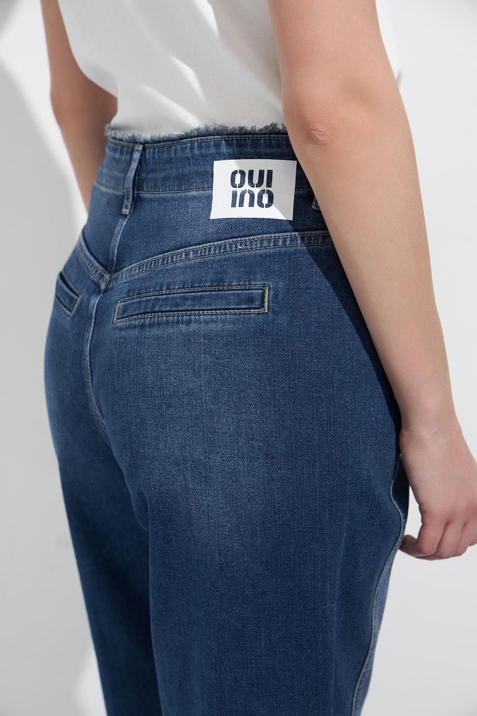 Джинсы Oui с декоративной строчкой