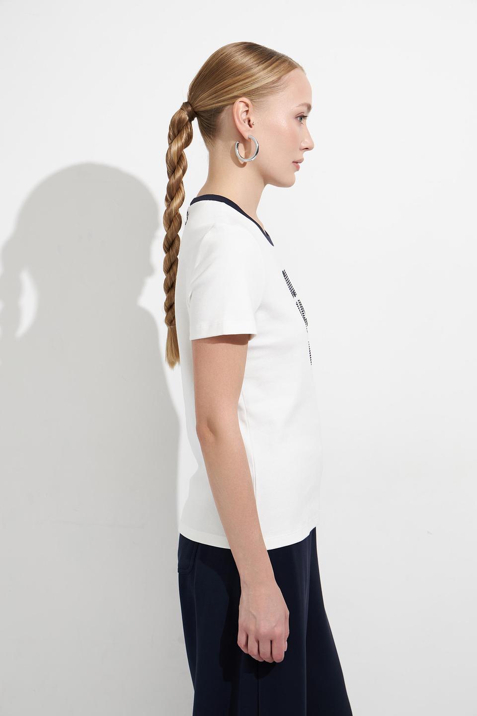 Футболка Oui с логотипом, белый