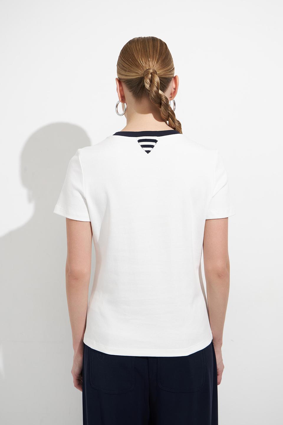 Футболка Oui с логотипом, белый