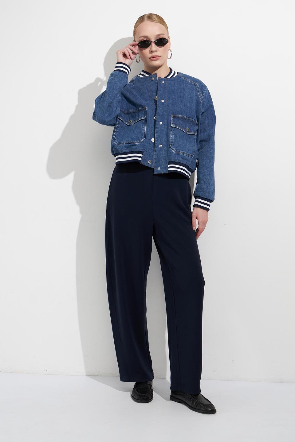 Брюки Oui с полосками