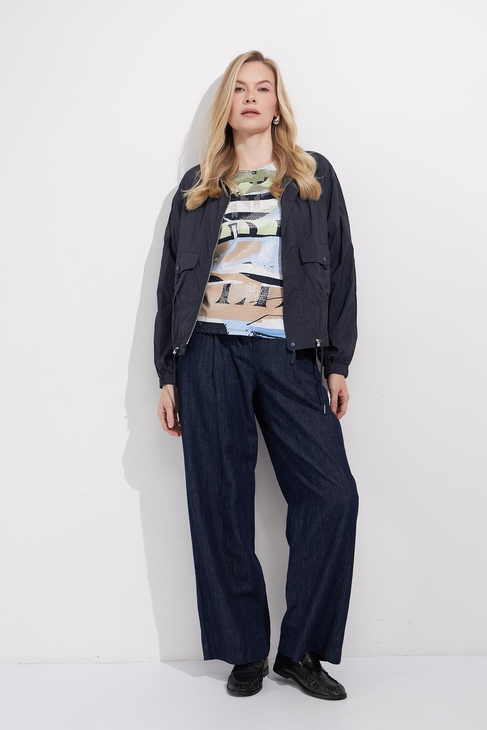 Куртка Catnoir чёрная с отделкой