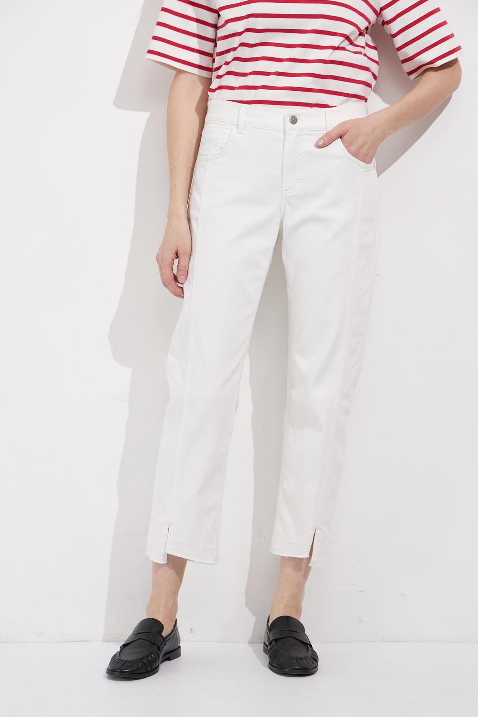 Джинсы Angels белые с разрезами