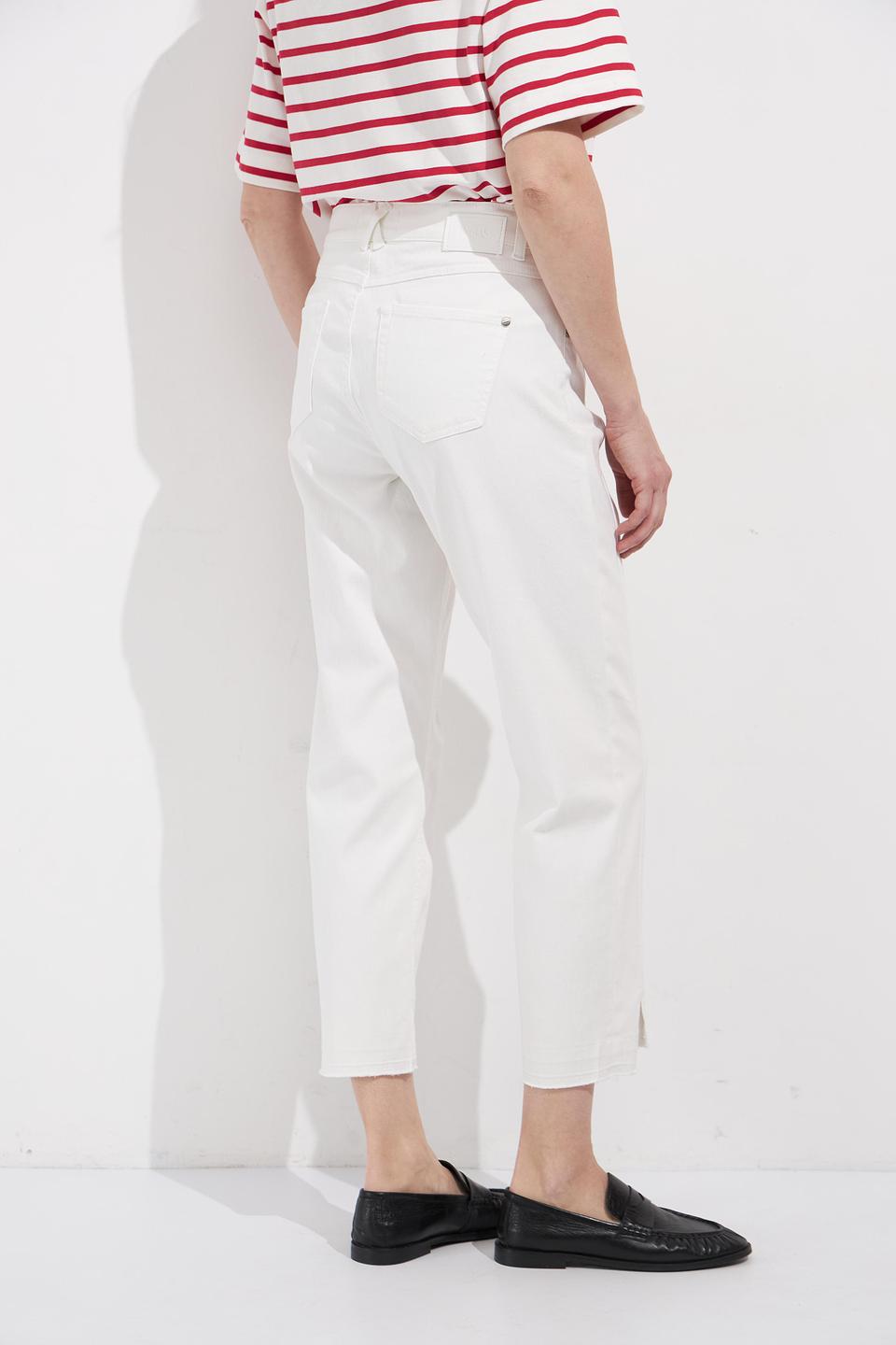 Джинсы Angels белые с разрезами